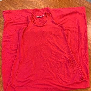 Athleta Racerback Tank Maxi Dress sz:M